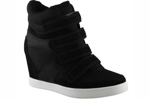 <p>ALDO Shoes Chism</p>
<p>We love the Velcro straps. Our Web Editor rocks these with almost everything and they look amazing. Featuring a 3.5 inch heel you can feel fab all day without the pain.</p>
<p> $80, <a title="ALDO" href="http://www.aldoshoes.com/us/women/shoes/sneakers/93019412-chism/91%20" target="_blank">ALDO</a>.</p>