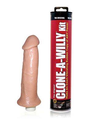 <div>This <a href="http://www.cloneawilly.com/" target="_blank">Clone-a-Willy</a> is an ideal solution for when you want to get it on and your man is out of town. But will this toy render your guy jealous of the mold of his own ween if you end up preferring it to the real thing? Only time will tell. </div>