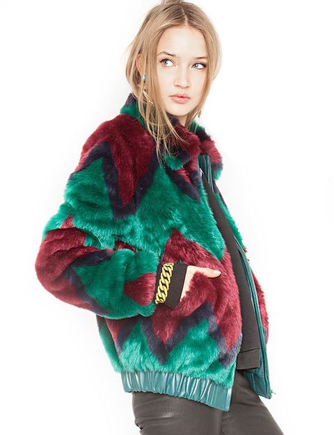 12 Fun and Colorful Faux Fur Coats