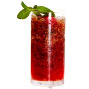 Liquid, Drink, Red, Ingredient, Glass, Cocktail garnish, Produce, Drinkware, Garnish, Drinking straw, 