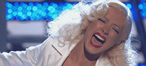 Image result for christina aguilera orgasm face