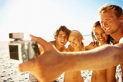 Smile, Fun, Mouth, People, Happy, People on beach, Leisure, People in nature, Facial expression, Summer, 