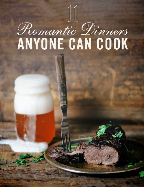 11 romantic dinners anyone can cook