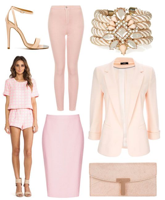 pastel pink outfits