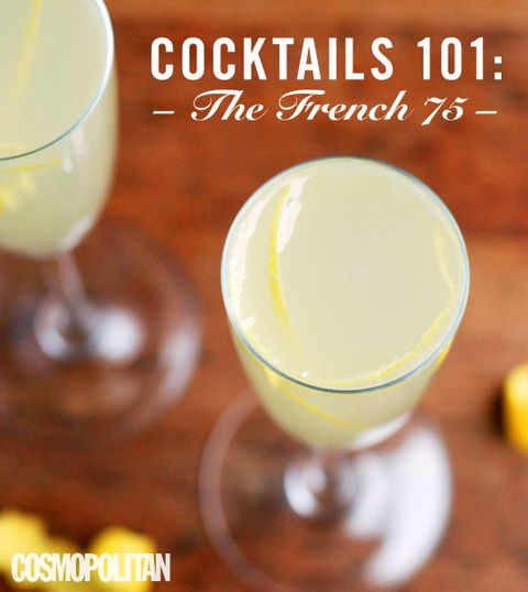 French 75 Recipe - How to Make a French 75 Cocktail