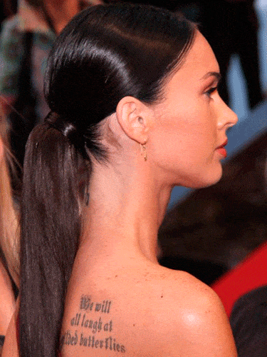 Megan Fox Hair Photos - Pictures of Megan Fox's Sleek Ponytail