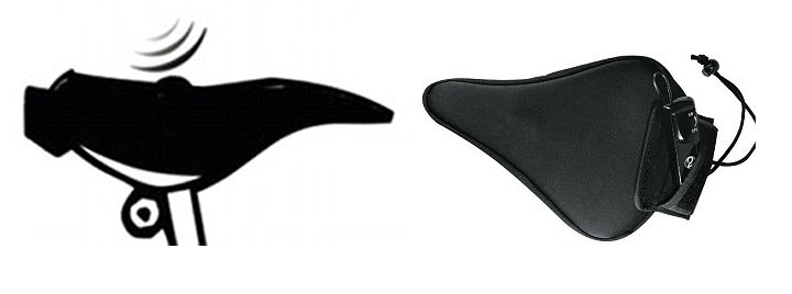 vibrating bicycle seat cover