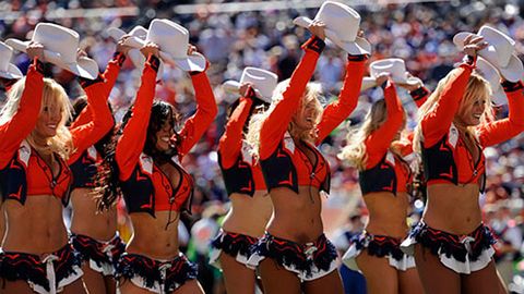 Cheerleaders Giving Hand Jobs - Super Bowl Makeup - Denver Broncos Cheerleaders Makeup