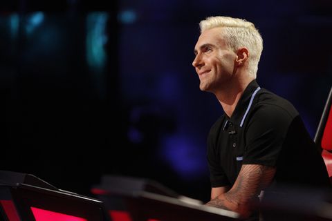 Adam Levine Explains Why He Dyed His Hair Platinum Blond Blake