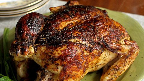 Food, Roasting, Hendl, Chicken meat, Cooking, Barbecue chicken, Meat, Turkey meat, Recipe, Ingredient, 