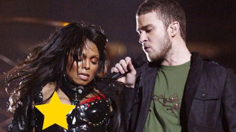 The wardrobe malfunction that started it all: Justin Timberlake and Janet Jackson at the Super Bowl