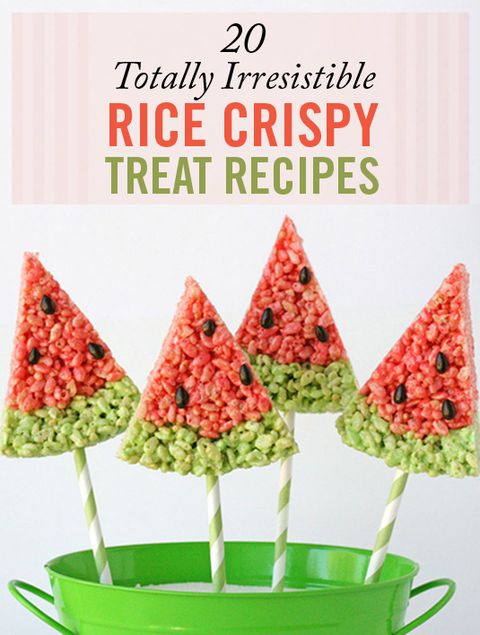 Rice Crispy Treat Recipes - 20 Crazy Rice Crispy Treat Recipes