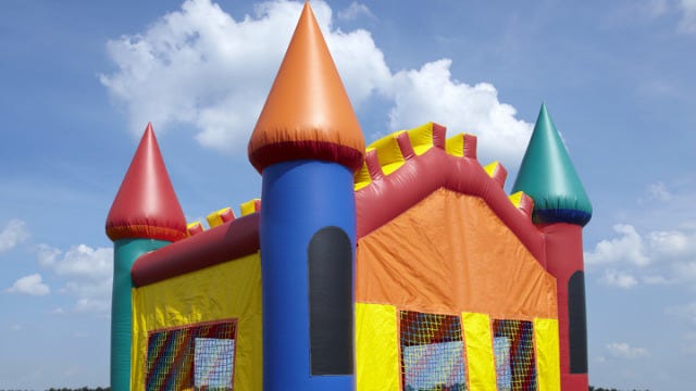 mini jumping castle