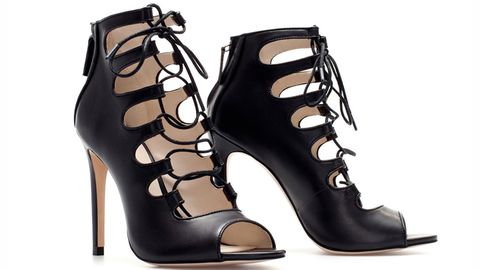 Zara Leather Ankle Boot Style Shoe - Best Heels For Fall 2013