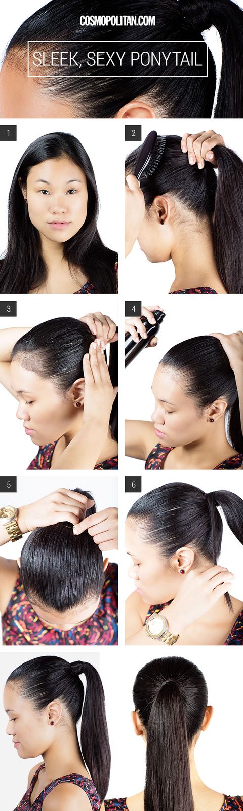 Sleek Ponytail Hair How To Slicked Back Ponytail Look