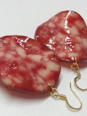 Salami earrings