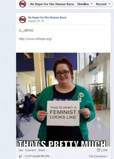 Woman S Picture Turned Into Meme By Anti Feminist Trolls Not All