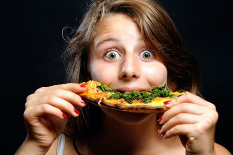 Cuisine, Food, Dish, Leaf vegetable, Plate, Recipe, Food craving, Eating, Pizza, Meal, 