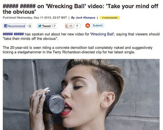 Google Chrome Lets Users Erase Miley Cyrus From the Internet