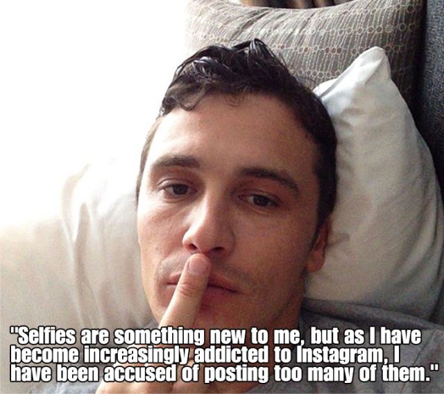 James Franco S Selfie Manifesto — Photos Of James Franco