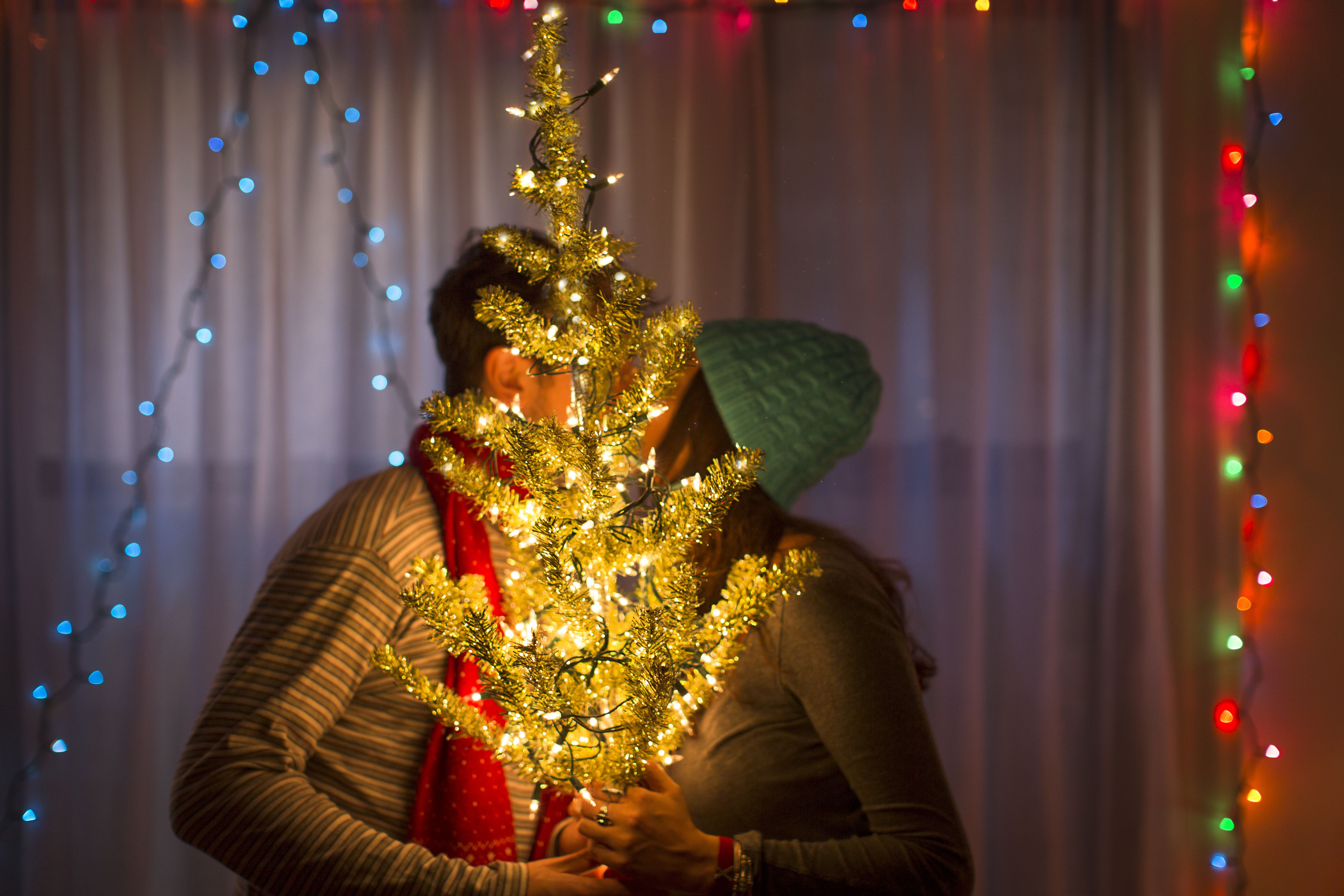 17 idee creative con le luci di Natale