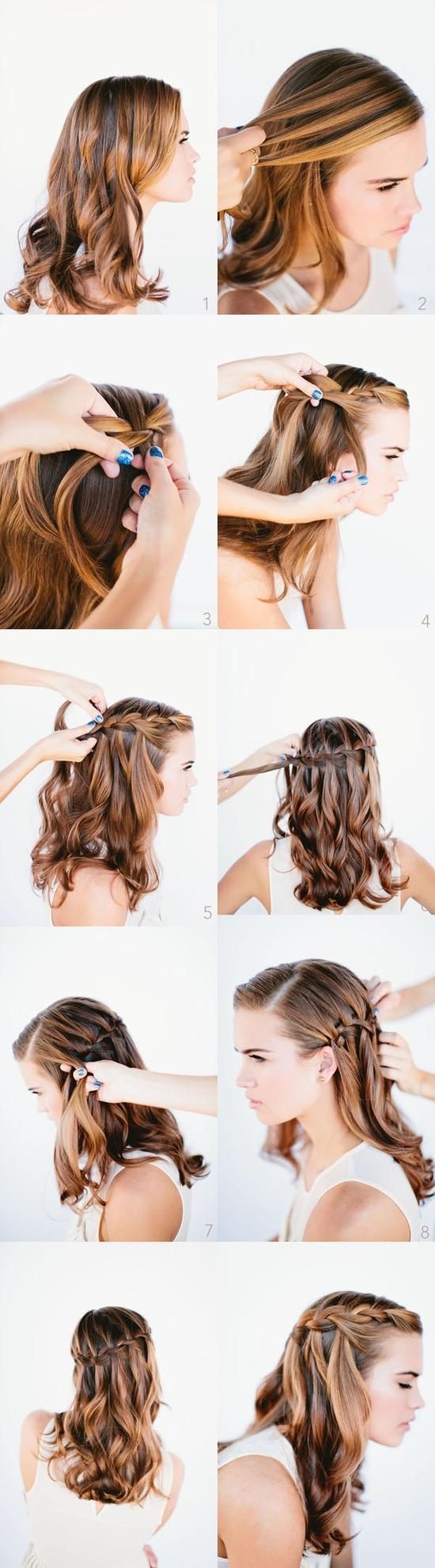 Hairstyle Steps Photos and Images | Shutterstock