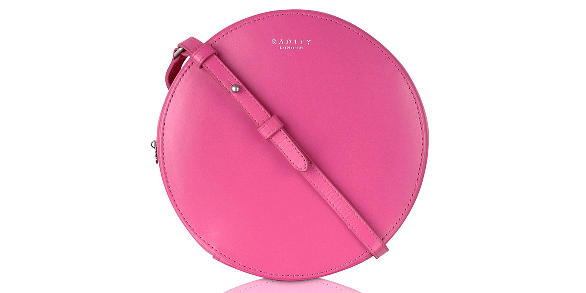 Pink sale round bag