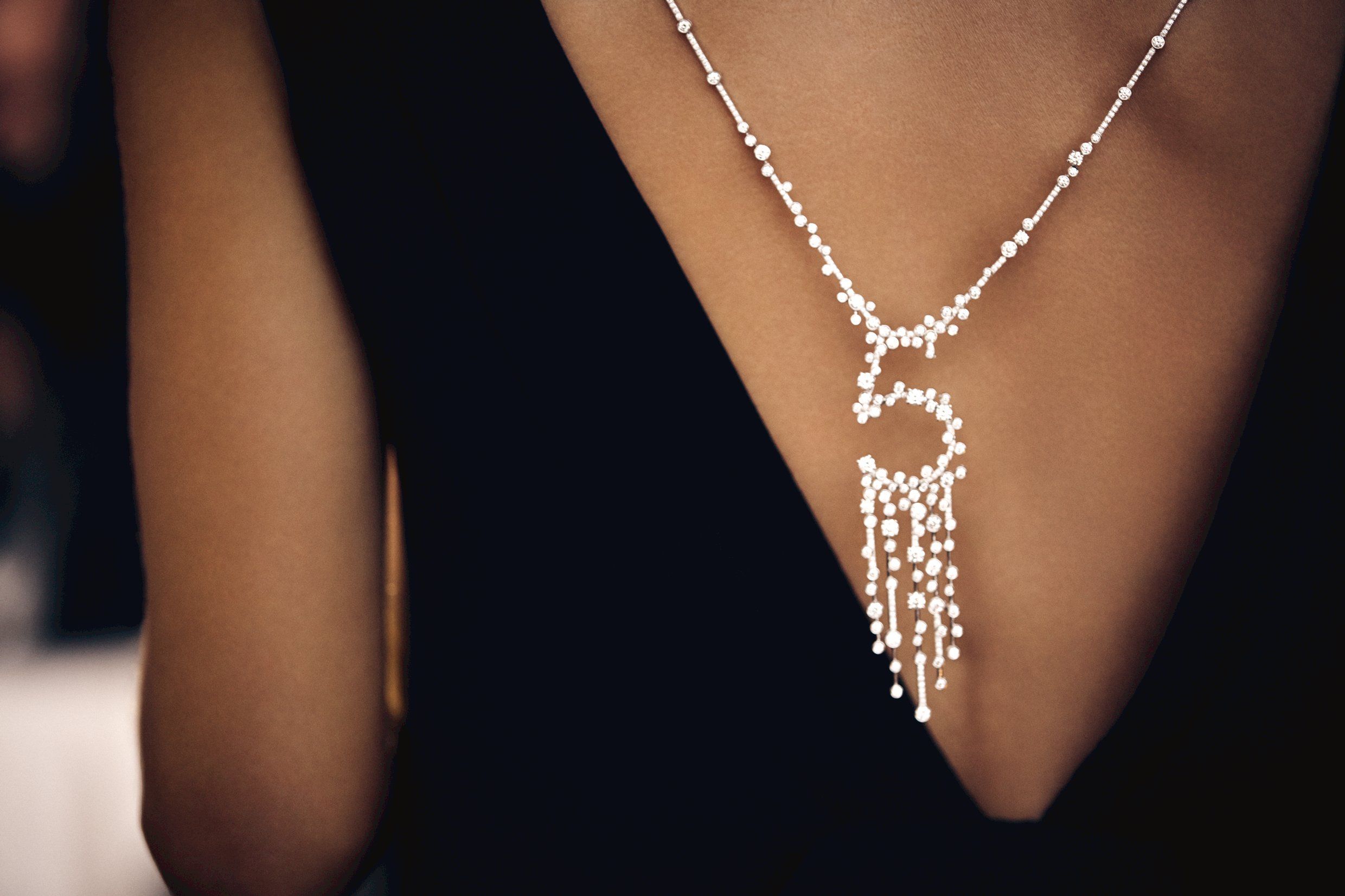 No5 high jewellery necklace by chanel, Chanel