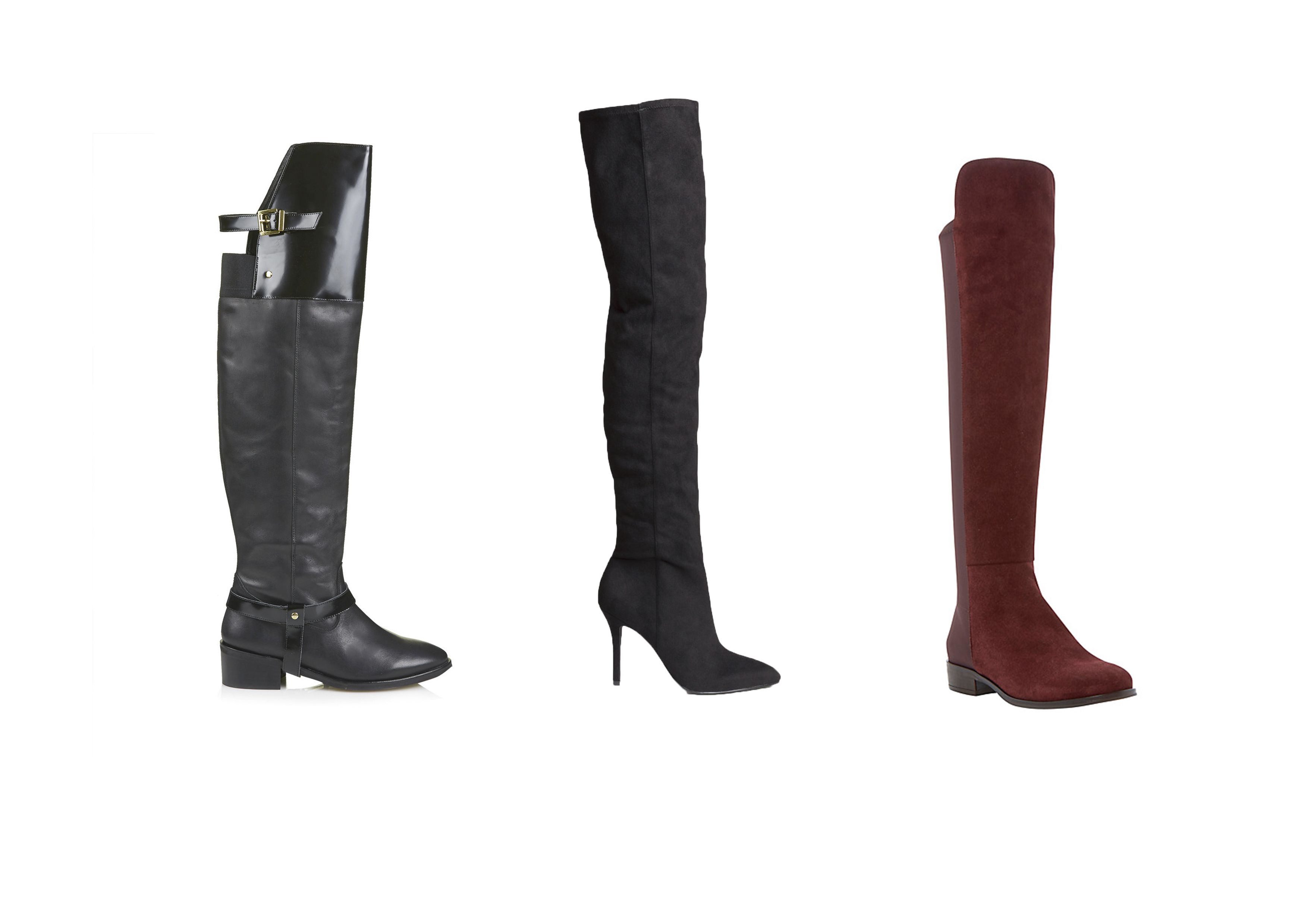 Dune trish over shop the knee boots