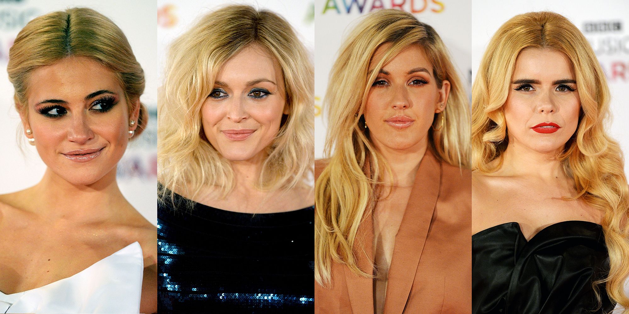 BBC Music Awards celebrity hairstyles