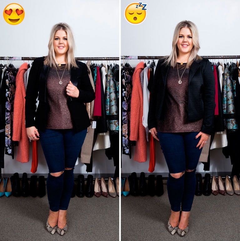 Jackets for curvy outlet figures