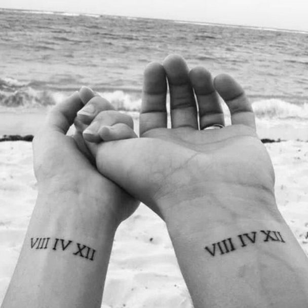 35 Matching Couple Tattoos to Inspire You  Ring tattoos Wedding band  tattoo Tattoo wedding rings