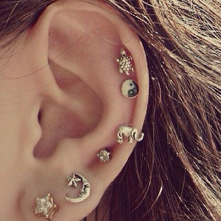 Trendy Cute Ear Piercing Ideas  Cute ear piercings, Ear piercings