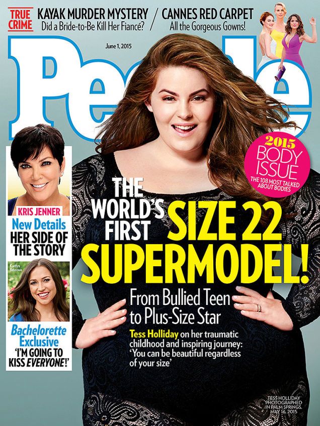 Tess Holliday has landed her first major magazine cover