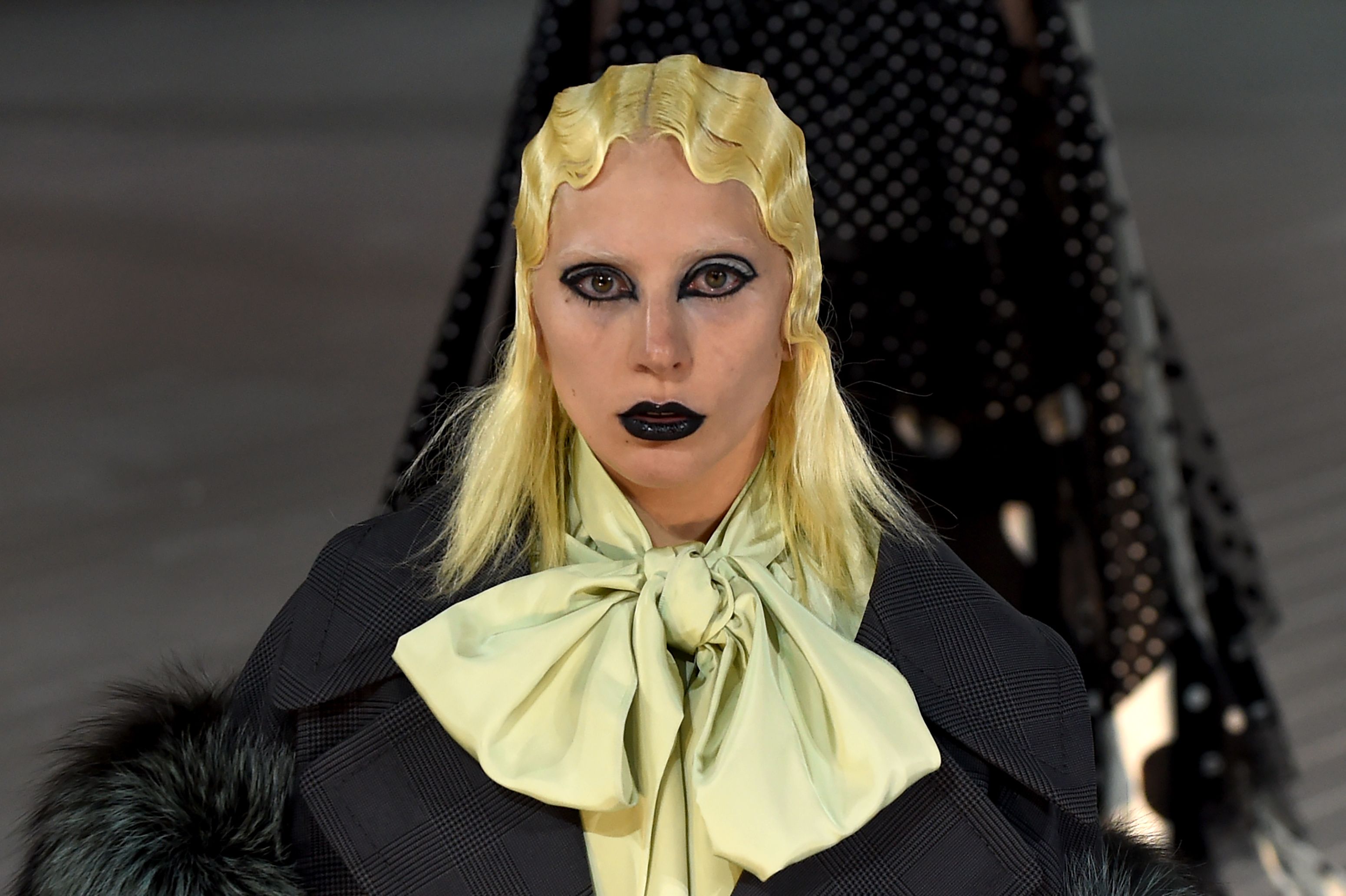Lady Gaga nails goth glam for Marc Jacobs
