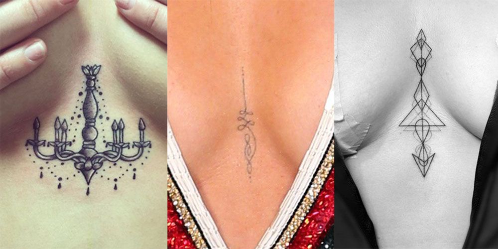 40 Gorgeous Tattoos Between Boobs  Our Mindful Life