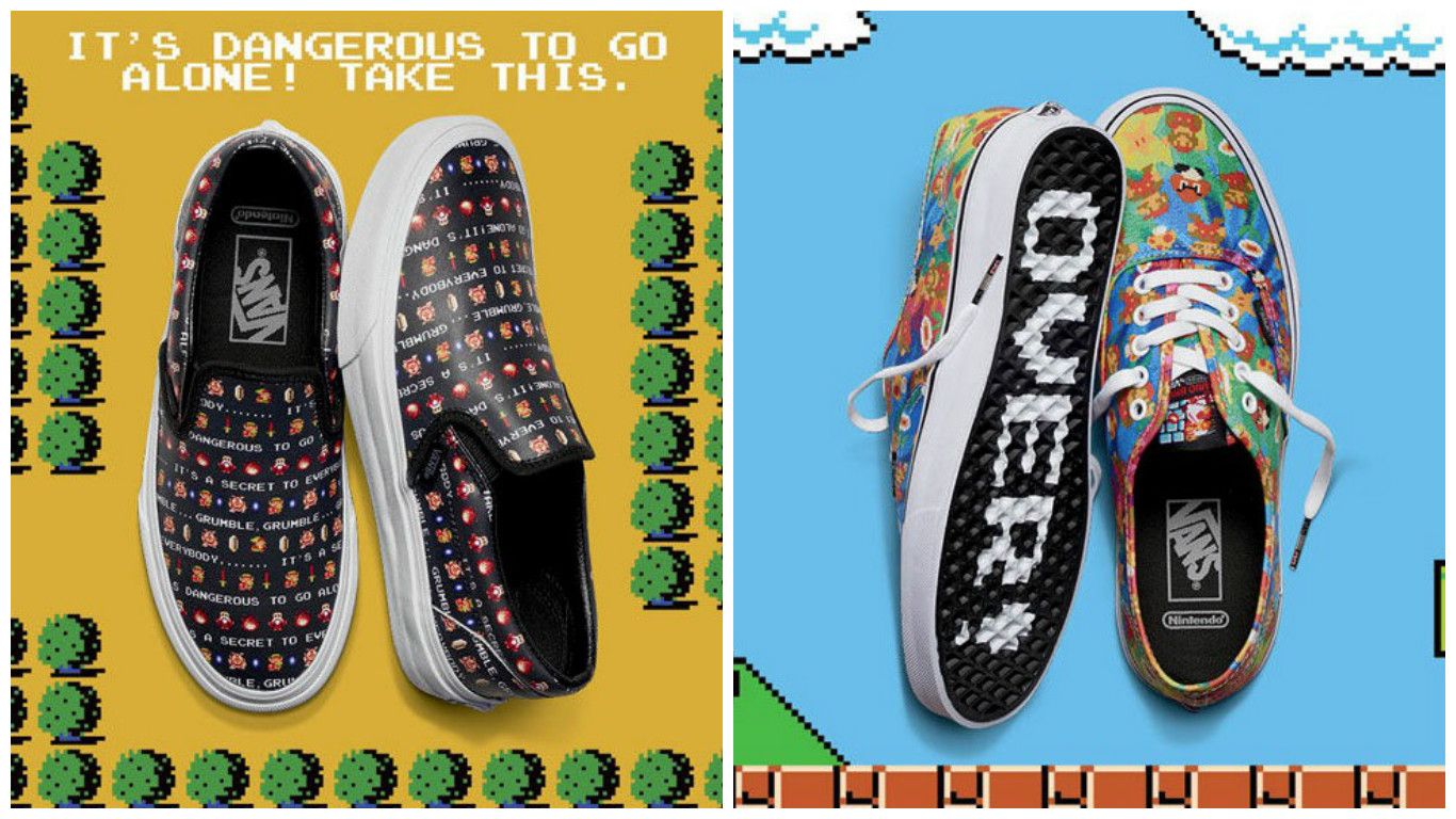 Vans on sale collaboration nintendo