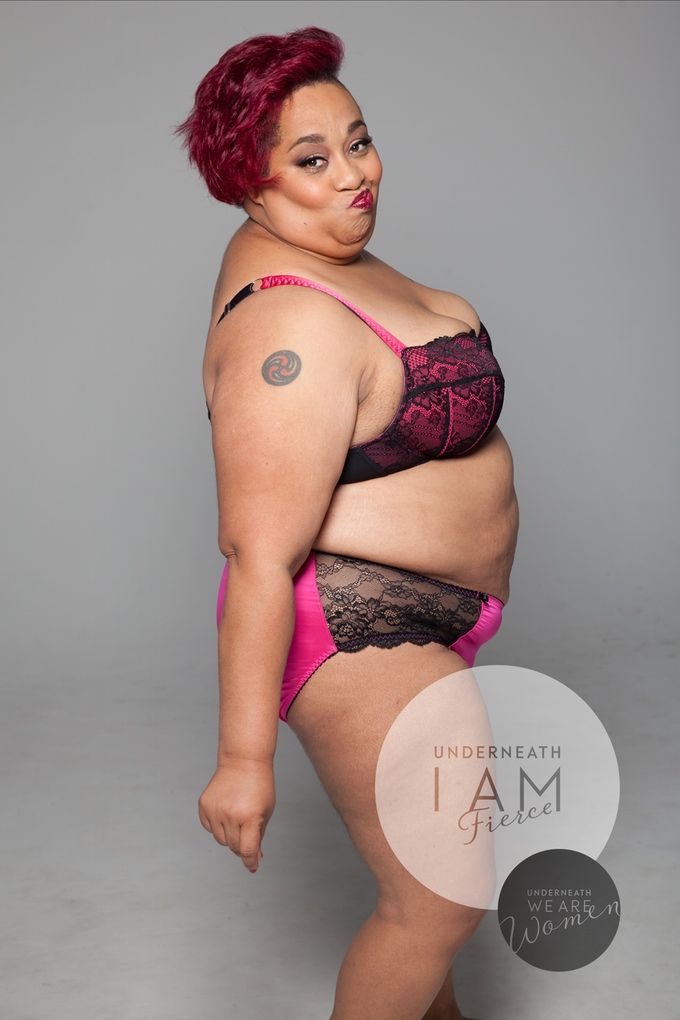 Underneath We Are Women photo series features 100 women in lingerie