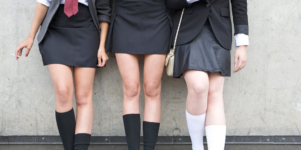College Skirt Nude - Student Faith Sobotker just made a speech about why she should be allowed  to roll her school skirt up
