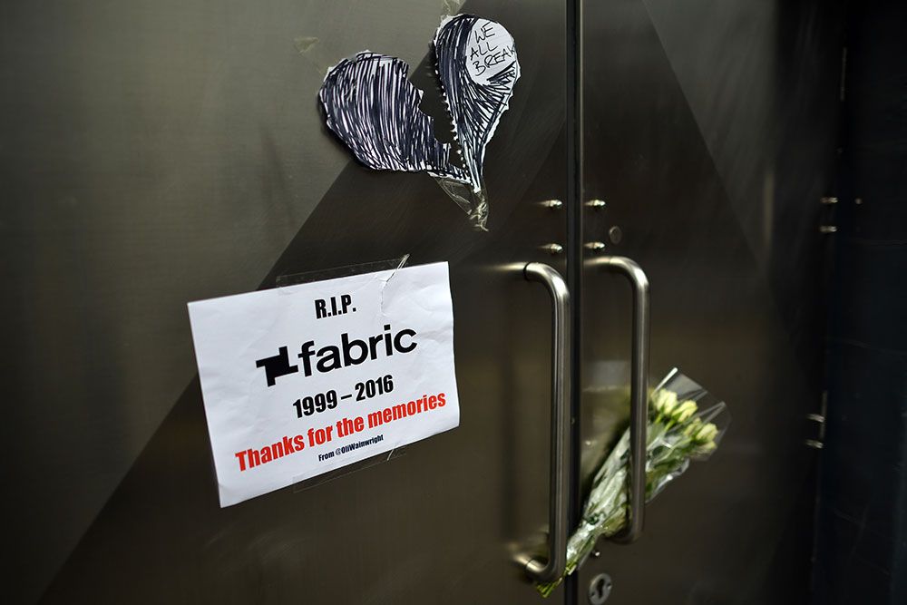 Fabric nightclub closed down