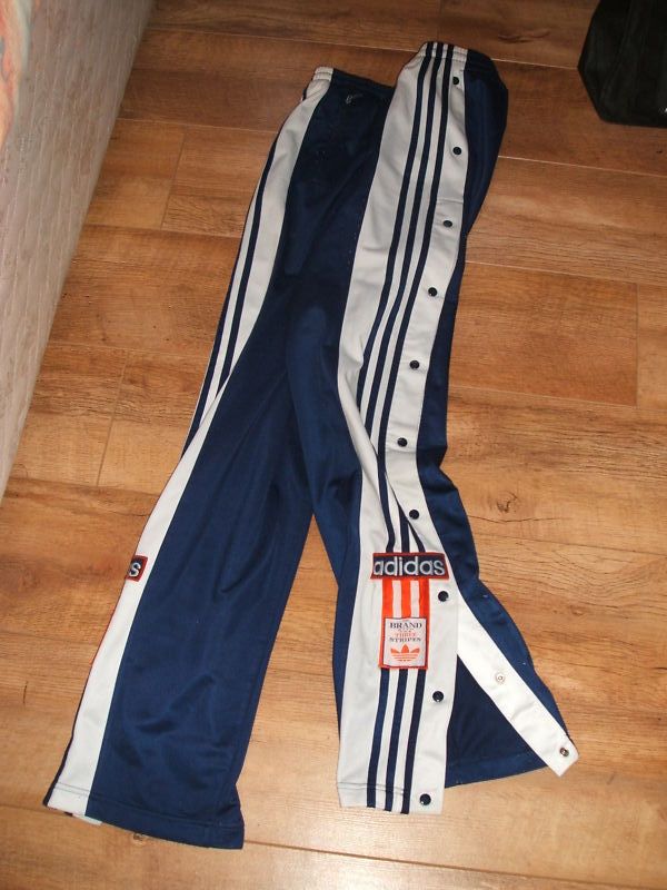 adidas adibreak Popper Sweatpants In Green DH5749  Adidas originals  outfit Adidas pants outfit Sport outfit men