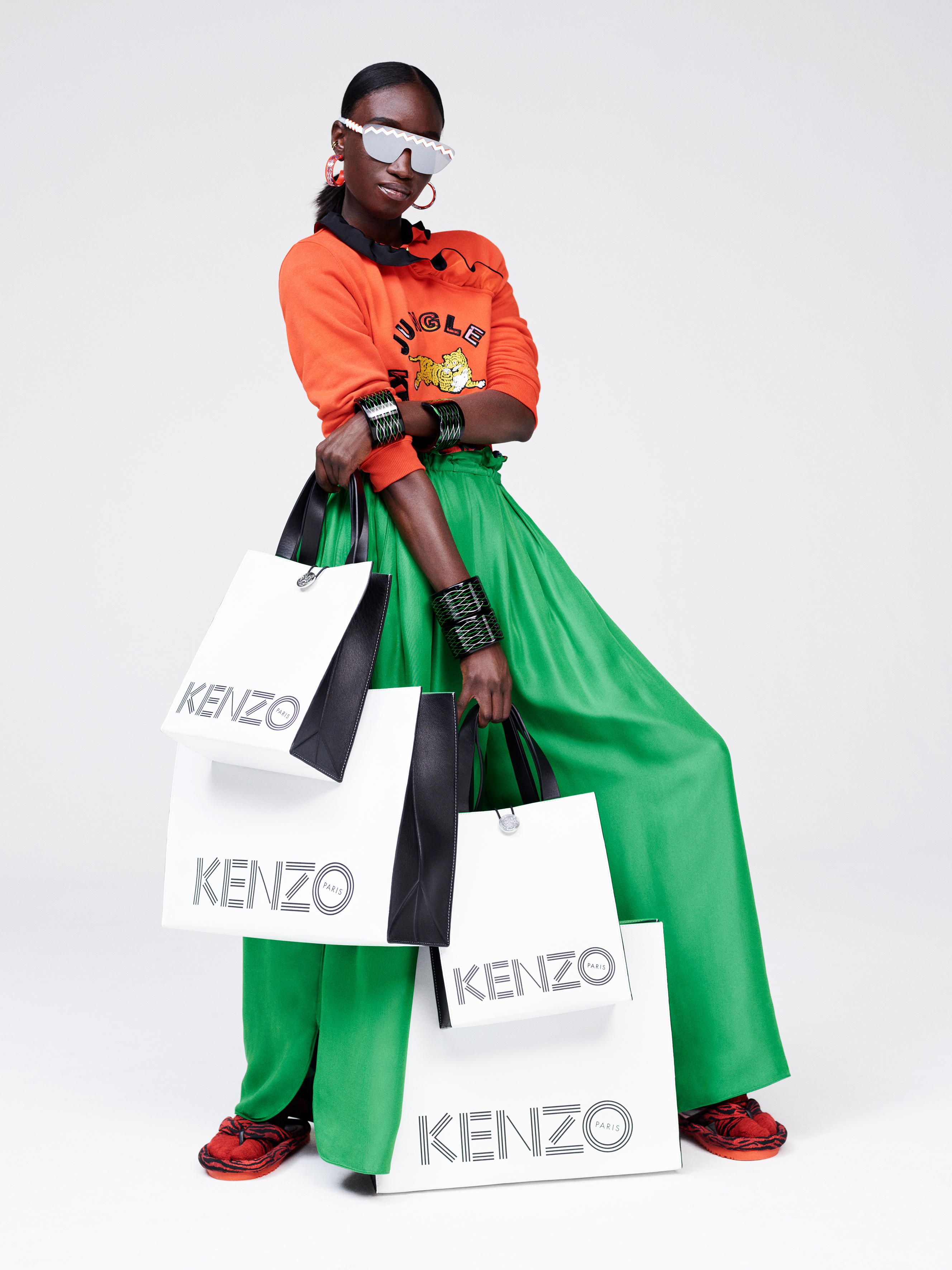 The Kenzo x H&M collection is here and just as crazy