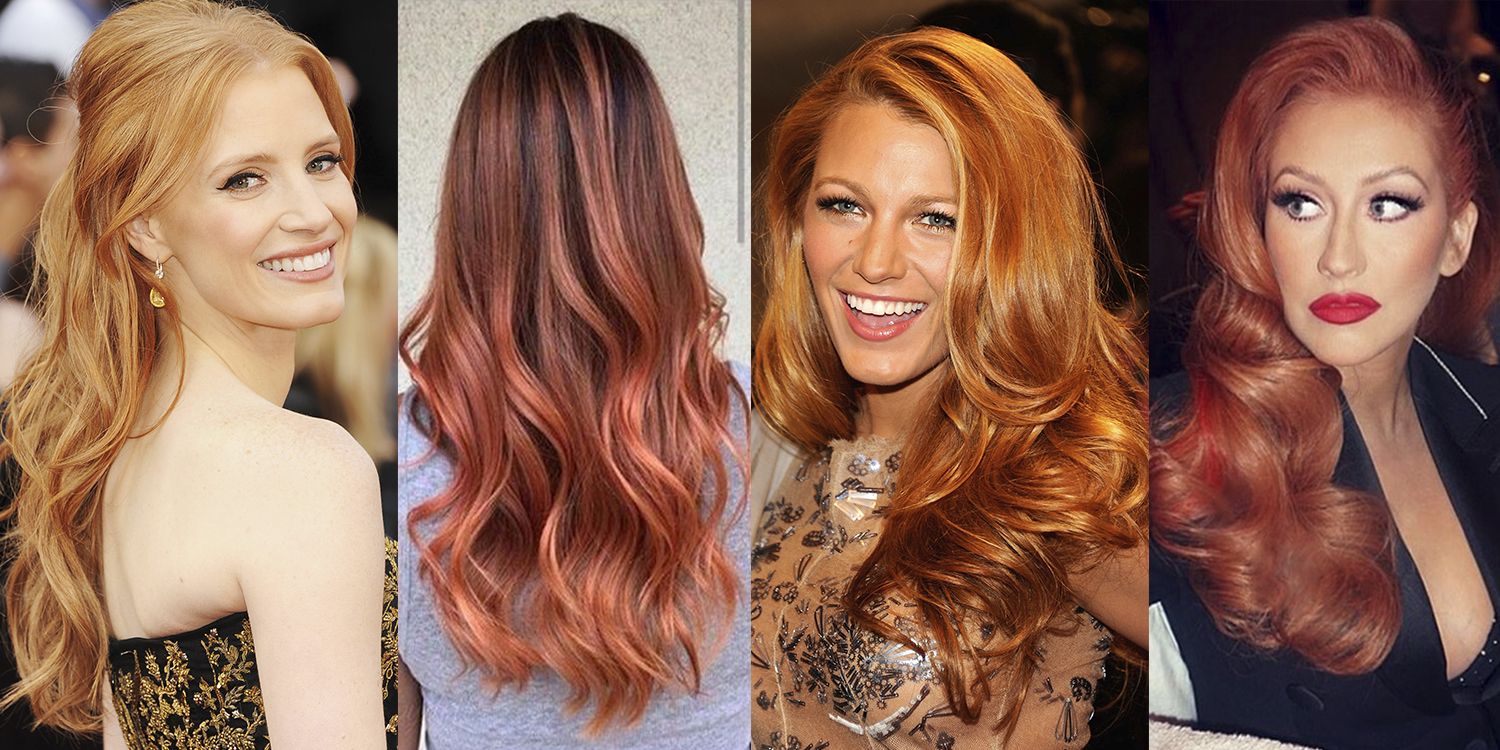 blonde and red hair color ideas
