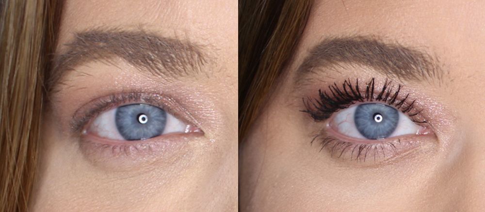Maybelline The Falsies Push Up Angel Mascara Review - Before & After