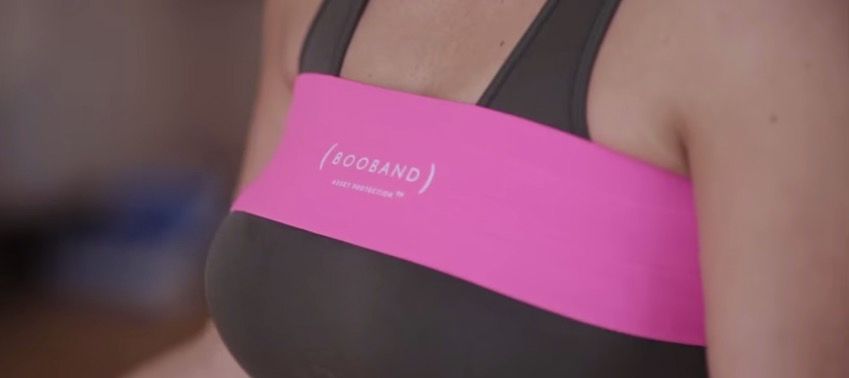 This boob-band stops your breasts bouncing when you exercise - booband