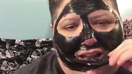 Dangers peel off charcoal blackhead face mask