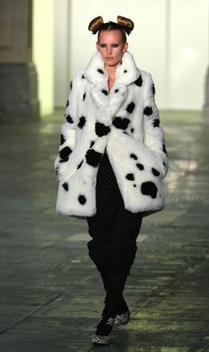 Topshop on sale dalmatian coat