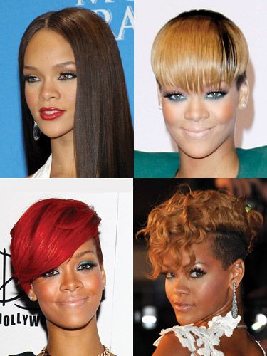 Rihanna red lipstick  Rihanna, Rihanna looks, Hair styles