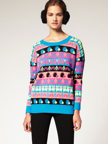 Neon hot sale christmas jumper