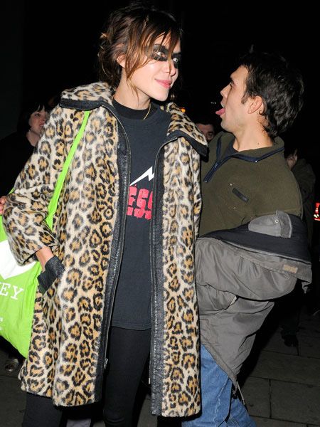 Alexa Chung + leopard skin